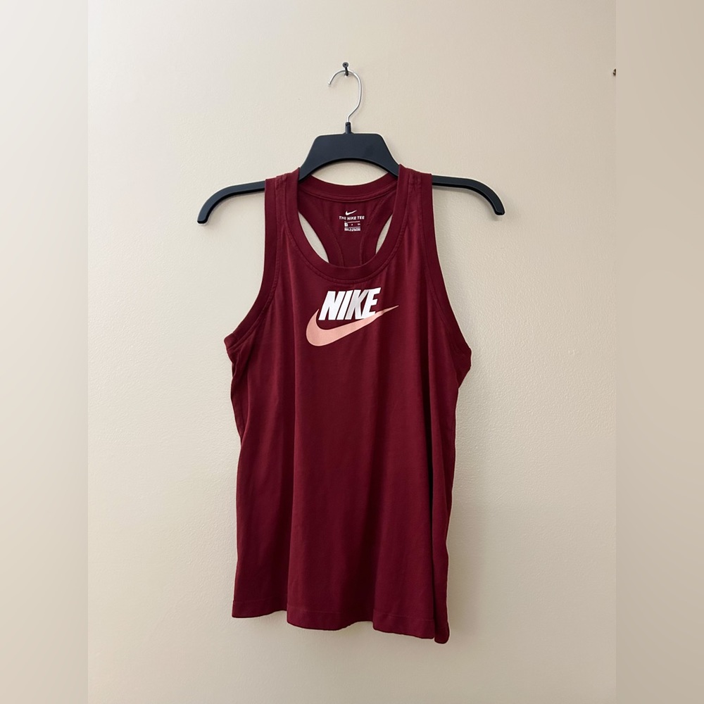 Nike Maroon Racerback Tank Top